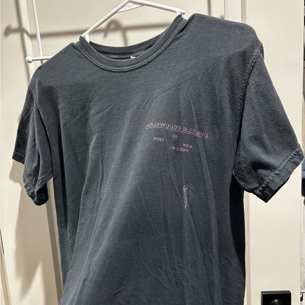 Post Malone Malone Hollywood bleeding graphic T